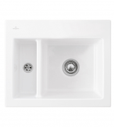 Мийка для кухні Villeroy & Boch Subway 60 XM 62х51 см кераміка snow white 678001KG