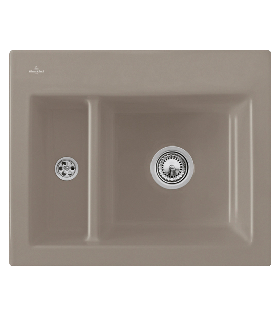 Мийка для кухні Villeroy & Boch Subway 60 XM 62х51 см кераміка timber 678001TR