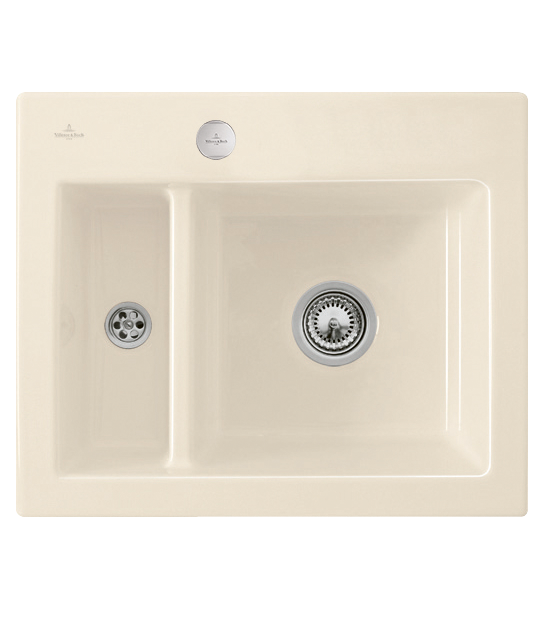 Мийка для кухні Villeroy & Boch Subway 60 XM 62х51 см кераміка crema 678002KR
