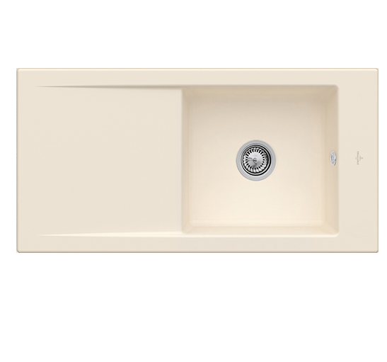 Мийка для кухні Villeroy & Boch Timeline 60 100х51 см кераміка ivory 679001FU