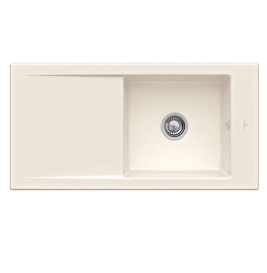 Мойка для кухни Villeroy & Boch Timeline 60 100х51 см керамика crema 679001KR