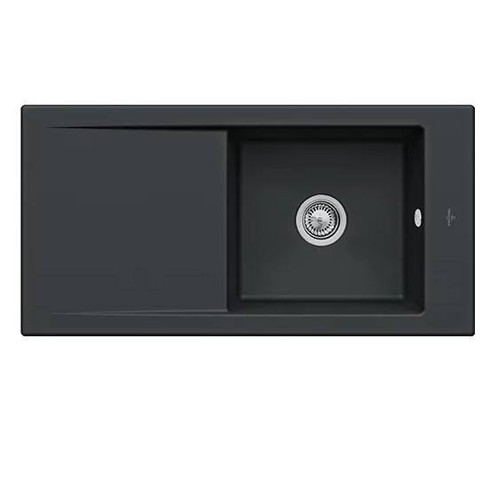 Мойка для кухни Villeroy & Boch Timeline 60 100х51 см керамика ebony 679001S5