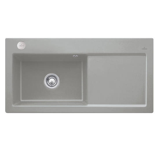 Мийка для кухні Villeroy & Boch Subway 60 XL 100х51 см чаша зліва кераміка fossil 671802KD