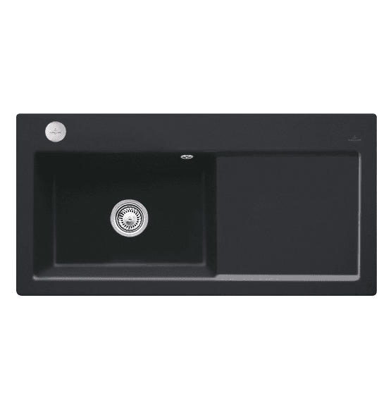 Мойка для кухни Villeroy & Boch Subway 60 XL 100х51 см чаша слева керамика ebony 671802S5