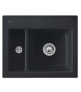 Мийка для кухні Villeroy & Boch Subway 60 XM 62х51 см кераміка graphite 678001i4