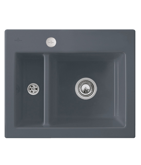 Мийка для кухні Villeroy & Boch Subway 60 XM 62х51 см кераміка ebony 678002S5