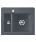 Мийка для кухні Villeroy & Boch Subway 60 XM 62х51 см кераміка ebony 678002S5