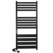 Электрический полотенцесушитель Laris ЗЕБРА ЛАВИНА ЧКЧ13 500Х1200 Э (подключение слева) черный 75201093
