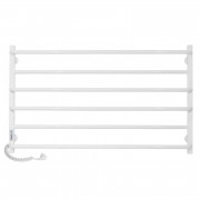 Електричний полотенцесушитель Laris ЗЕБРА ПРАКТИК ЧК6 1000 х 600 Е (підключення зліва) білий 77700082