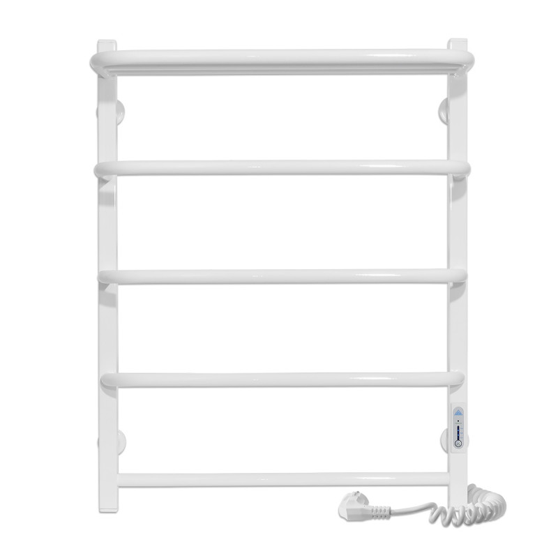 Электрический полотенцесушитель Laris ЗЕБРА СТАНДАРТ ЧК5 500Х660 Э (подключение справа) белый 77700076