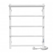 Электрический полотенцесушитель Laris ЗЕБРА СТАНДАРТ ЧК5 500Х660 Э (подключение справа) белый 77700076
