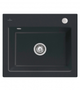 Мийка для кухні Villeroy & Boch Subway 60 S Flat 56,5х47,5 см кераміка ebony 33092FS5
