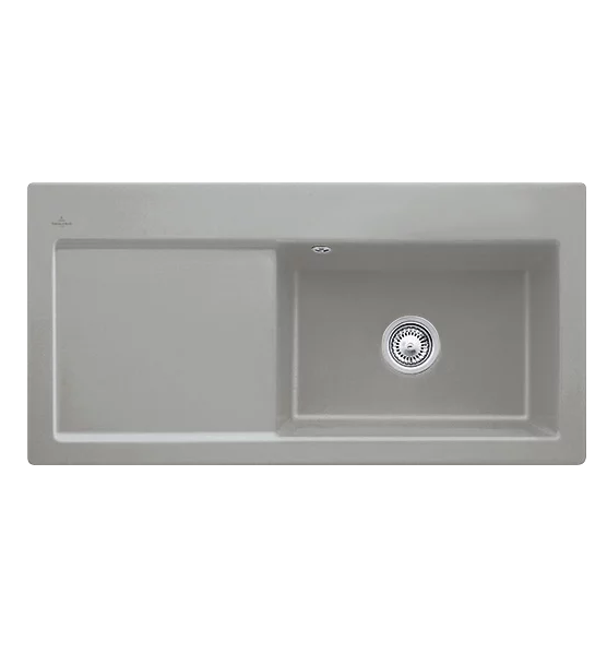 Мойка для кухни Villeroy & Boch Subway 60 XL Flat 96,5х47,5 см чаша справа керамика fossil 67191FKD