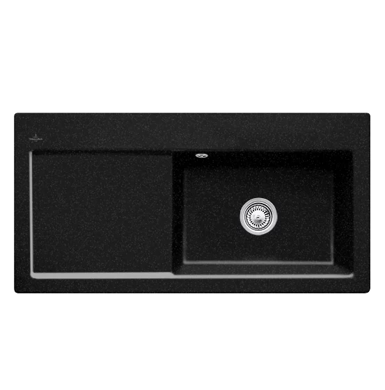Мийка для кухні Villeroy & Boch Subway 60 XL Flat 96,5х47,5 см чаша справа кераміка chromit 67191FJ0