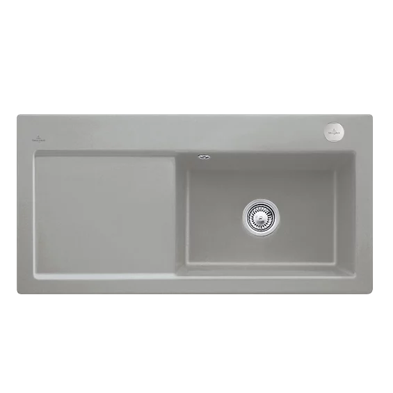 Мойка для кухни Villeroy & Boch Subway 60 XL Flat 96,5х47,5 см чаша справа керамика fossil 67192FKD