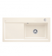 Мийка для кухні Villeroy & Boch Subway 60 XL Flat 96,5х47,5 см чаша справа кераміка crema 67192FKR