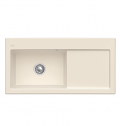 Мийка для кухні Villeroy & Boch Subway 60 XL Flat 96,5х47,5 см чаша зліва кераміка ivory 67181FFU