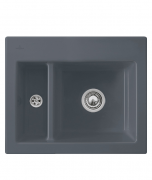 Мойка для кухни Villeroy & Boch Subway 60 XM Flat 58,5х47,5 см керамика ebony 67801FS5