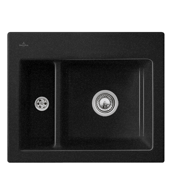 Мийка для кухні Villeroy & Boch Subway 60 XM Flat 58,5х47,5 см кераміка chromit 67801FJ0