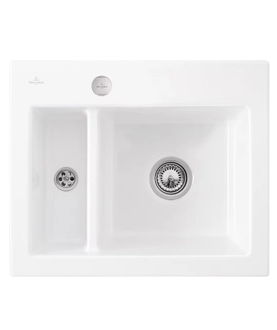 Мойка для кухни Villeroy & Boch Subway 60 XM Flat 58,5х47,5 см керамика white alpin 67802FR1