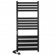 Электрический полотенцесушитель Laris ЗЕБРА ЛАВИНА ЧКЧ13 500Х1200 Э (подключение слева) черный 75201093