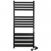 Электрический полотенцесушитель Laris ЗЕБРА ЛАВИНА ЧКЧ13 500Х1200 Э (подключение справа) черный 75201094