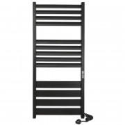 Електричний полотенцесушитель Laris ЗЕБРА ЛАВИНА ЧКЧ13 500х1200 Е (підключення праворуч) чорний 75201094