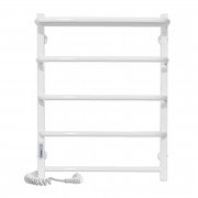 Электрический полотенцесушитель Laris ЗЕБРА СТАНДАРТ ЧК5 500Х660 Э (подключение слева) белый 77700075
