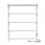 Електричний полотенцесушитель Laris ЗЕБРА СТАНДАРТ ЧК5 500Х660 Е (підключення праворуч) білий 77700076
