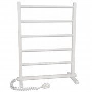 Электрический полотенцесушитель Laris ЗЕБРА ФЕЛИЧИЯ ЧК6 500Х700 Э (подключение универсальное) белый 77700077