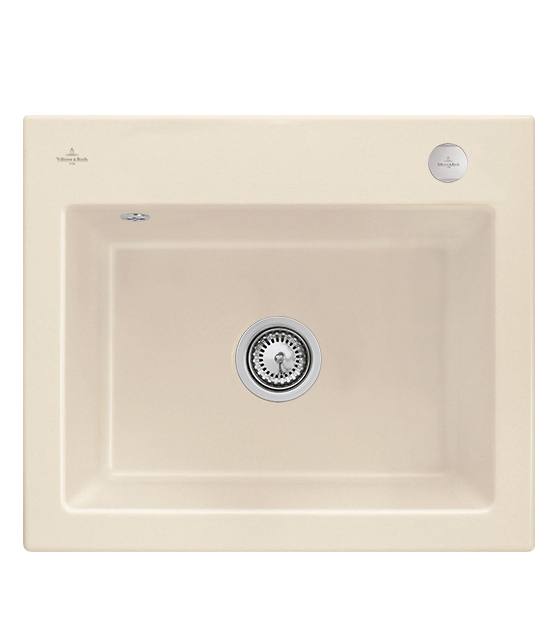 Мойка для кухни Villeroy & Boch Subway 60 S Flat 56,5х47,5 см керамика ivory 33092FFU