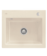 Мойка для кухни Villeroy & Boch Subway 60 S Flat 56,5х47,5 см керамика ivory 33092FFU