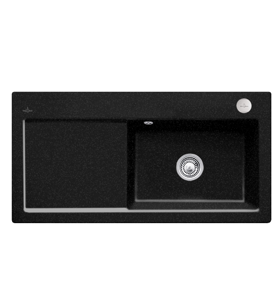 Мойка для кухни Villeroy & Boch Subway 60 XL Flat 96,5х47,5 см чаша справа керамика chromit 67192FJ0