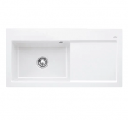 Мийка для кухні Villeroy & Boch Subway 60 XL Flat 96,5х47,5 см чаша зліва кераміка white alpin 67181FR1