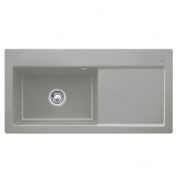 Мийка для кухні Villeroy & Boch Subway 60 XL Flat 96,5х47,5 см чаша зліва кераміка fossil 67181FKD