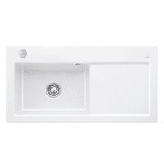 Мийка для кухні Villeroy & Boch Subway 60 XL Flat 96,5х47,5 см чаша зліва кераміка white alpin 67182FR1