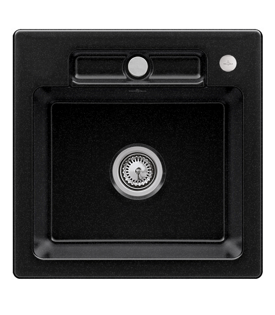 Мийка для кухні Villeroy & Boch Siluet 50 S Flat 49х49 см кераміка chromit 33452FJ0