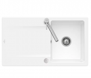 Мойка для кухни Villeroy & Boch Siluet 50 Flat 88х49 см керамика white alpin 33352FR1