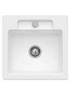 Мойка для кухни Villeroy & Boch Siluet 50 S Flat 49х49 см керамика stone white 33451FRW