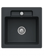 Мойка для кухни Villeroy & Boch Siluet 50 S Flat 49х49 см керамика ebony 33451FS5