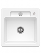 Мойка для кухни Villeroy & Boch Siluet 50 S Flat 49х49 см керамика snow white 33452FKG