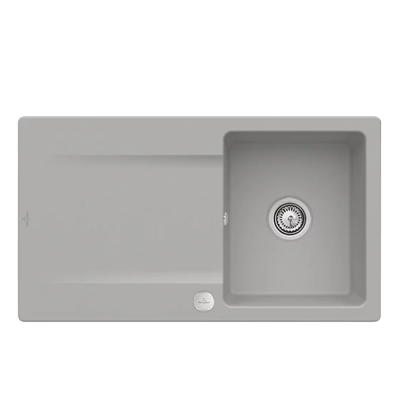 Мийка для кухні Villeroy & Boch Siluet 50 Flat 88х49 см кераміка fossil 33352FKD
