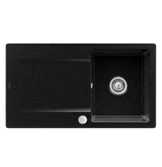 Мийка для кухні Villeroy & Boch Siluet 50 Flat 88х49 см кераміка chromit 33352FJ0