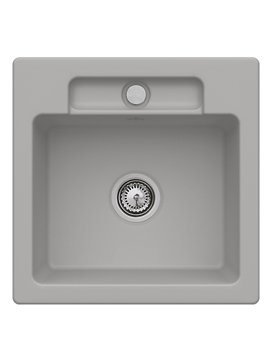 Мийка для кухні Villeroy & Boch Siluet 50 S Flat 49х49 см кераміка fossil 33451FKD