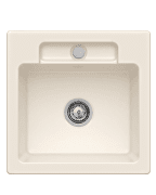 Мойка для кухни Villeroy & Boch Siluet 50 S Flat 49х49 см керамика crema 33451FKR