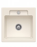 Мийка для кухні Villeroy & Boch Siluet 50 S Flat 49х49 см кераміка crema 33451FKR