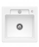 Мийка для кухні Villeroy & Boch Siluet 50 S Flat 49х49 см кераміка white alpin 33452FR1
