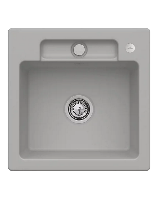 Мийка для кухні Villeroy & Boch Siluet 50 S Flat 49х49 см кераміка fossil 33452FKD
