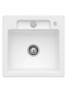 Мойка для кухни Villeroy & Boch Siluet 50 S Flat 49х49 см керамика stone white 33452FRW
