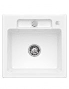 Мойка для кухни Villeroy & Boch Siluet 50 S Flat 49х49 см керамика snow white 33452FKG